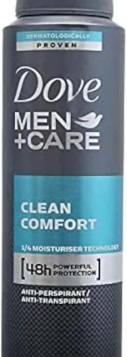 مزيل عرق دوف بخاخ كلين كمفورت 150 مل - Dove Clean Comfort Deodorant Spray 150 ML