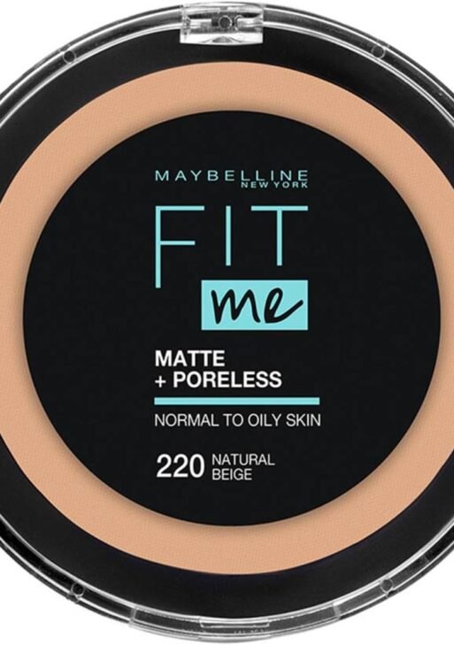ميبلين بودرة الوجه فيتمي دايري رقم 220 - Maybelline Fit Me Powder #220